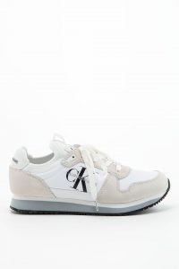 נעלי סניקרס קלווין קליין לגברים Calvin Klein retro runner 3 - לבן/בז'