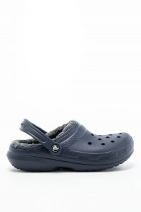 נעלי בית Crocs לגברים Crocs Classic Fuzz - כחול/אפור