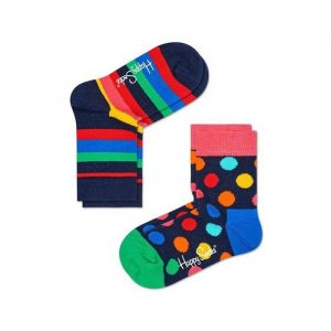 גרב Happy Socks לילדים Happy Socks 2-pak Stripe - צבעוני