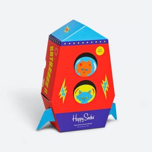 גרב Happy Socks לילדים Happy Socks 4-pack Space - צבעוני