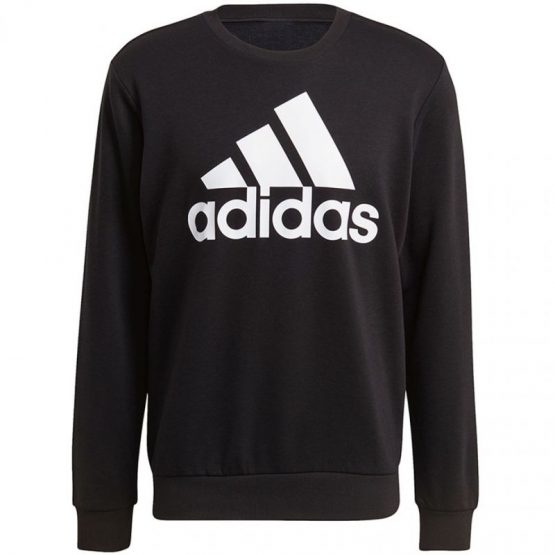 סווטשירט אדידס לגברים Adidas Essentials Fleece Camo-Print - שחור מלא