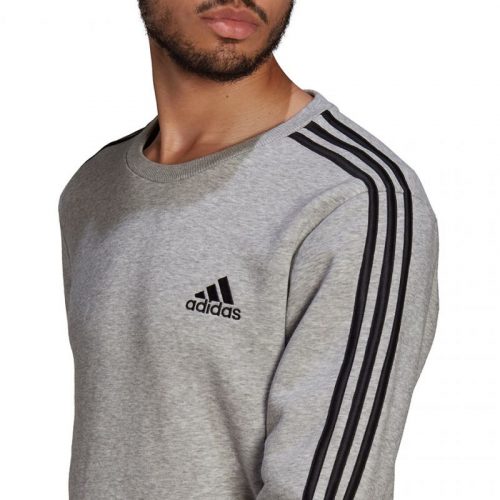 mens adidas 3 stripe sweatshirt