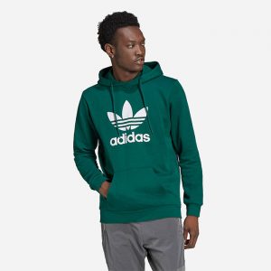 סווטשירט אדידס לגברים Adidas Originals Trefoil - ירוק