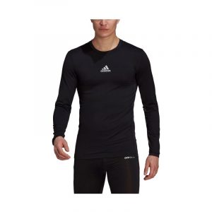 חולצת אימון אדידס לגברים Adidas TechFit Compression - שחור