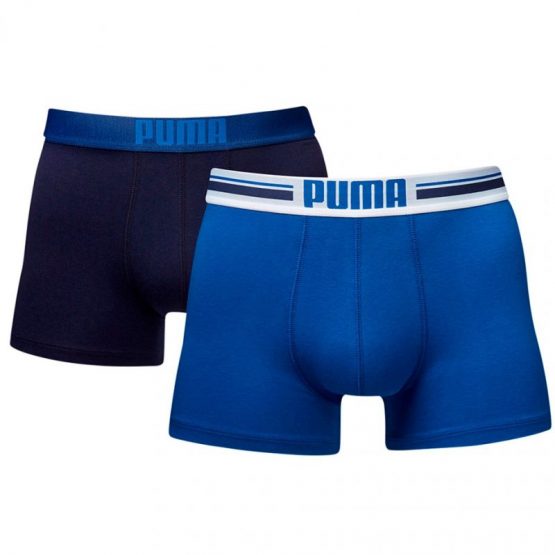 תחתוני פומה לגברים PUMA Placed Logo 2 IN PACK - כחול כהה