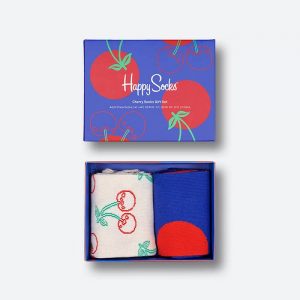 גרב Happy Socks לגברים Happy Socks 2-pack Cherries - צבעוני