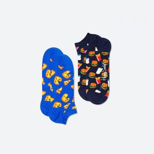 גרב Happy Socks לגברים Happy Socks 2-pak Junk Food Low - כחול