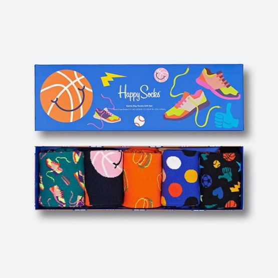 גרב Happy Socks לגברים Happy Socks 5-pack Game Day - צבעוני