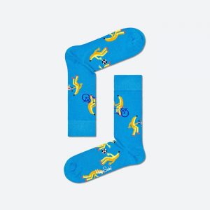 גרב Happy Socks לגברים Happy Socks Going Bananas - כחול