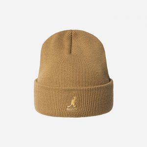 כובע קנגול לגברים Kangol Acrylic Pull-On - חרדל