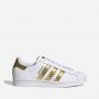 נעלי סניקרס אדידס לנשים Adidas Originals Superstar - לבן/זהב