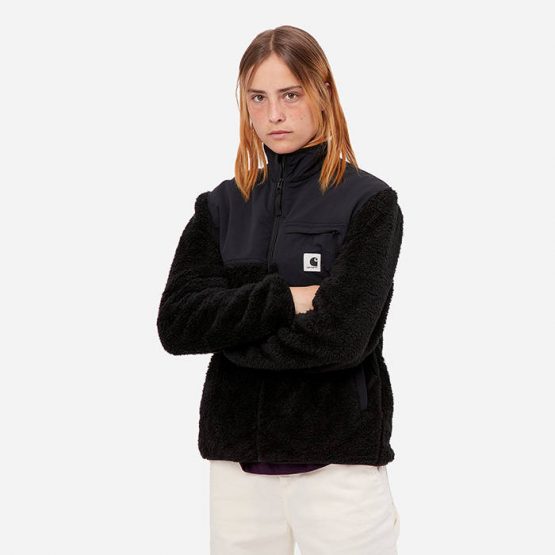סווטשירט קארהארט לנשים Carhartt WIP Jackson Jacket - שחור