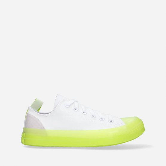נעלי סניקרס קונברס לנשים Converse Chuck Taylor  - לבן/ירוק