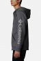 סווטשירט קולומביה לגברים Columbia LOGO FULL ZIP - אפור