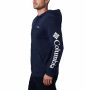 סווטשירט קולומביה לגברים Columbia LOGO FULL ZIP - כחול נייבי