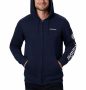 סווטשירט קולומביה לגברים Columbia LOGO FULL ZIP - כחול נייבי