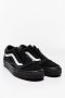 נעלי סניקרס ואנס לגברים Vans UA Old Skool SUEDE CANVASB - שחור/לבן