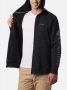 סווטשירט קולומביה לגברים Columbia LOGO FULL ZIP - שחור