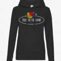 סווטשירט פרוט אוף דה לום לנשים Fruit Of The Loom Vintage Logo - שחור