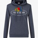 סווטשירט פרוט אוף דה לום לנשים Fruit Of The Loom Vintage Logo - כחול כהה