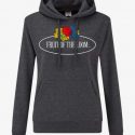 סווטשירט פרוט אוף דה לום לנשים Fruit Of The Loom Vintage Logo - אפור כהה