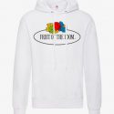 סווטשירט פרוט אוף דה לום לגברים Fruit Of The Loom Vintage Logo - לבן