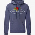 סווטשירט פרוט אוף דה לום לגברים Fruit Of The Loom Vintage Logo - כחול כהה