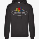 סווטשירט פרוט אוף דה לום לגברים Fruit Of The Loom Vintage Logo - שחור