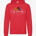 סווטשירט פרוט אוף דה לום לגברים Fruit Of The Loom Vintage Logo - אדום