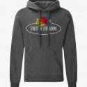 סווטשירט פרוט אוף דה לום לגברים Fruit Of The Loom Vintage Logo - אפור כהה