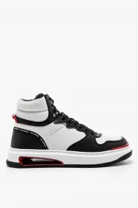 נעלי סניקרס קרל לגרפלד לגברים Karl Lagerfeld FOR THE ANKLE ELEKTRO - שחורלבןאדום