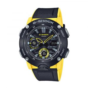 שעון קסיו ג'י-שוק לגברים G-SHOCK GA-2000 - שחור/צהוב