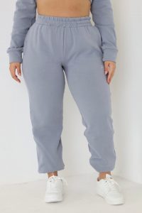 מכנסיים ארוכים ג'וב לנשים JUV Cozy - כחול/אפור