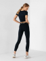 טייץ פור אף לנשים 4F QUICK-DRYING TRAINING LEGGINGS - כחול כהה