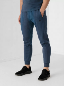 מכנסיים ארוכים פור אף לגברים 4F JOGGER SWEATPANTS - כחול ג'ינס