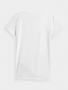 חולצת טי שירט פור אף לנשים 4F DRY-FIT REGULAR TRAINING SHIRT - לבן