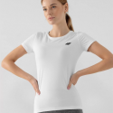 חולצת T פור אף לנשים 4F DRY-FIT REGULAR TRAINING SHIRT - לבן