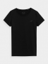חולצת T פור אף לנשים 4F DRY-FIT REGULAR TRAINING SHIRT - שחור