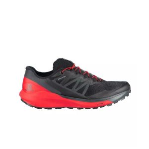 נעלי ריצת שטח סלומון לגברים Salomon Sense Ride 4 - שחור/אדום