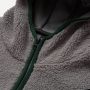 סווטשירט HUF לגברים HUF Fort Point Sherpa Jacket - אפור/ירוק