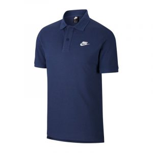 חולצת פולו נייק לגברים Nike Nsw Matchup - כחול נייבי