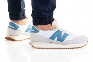 נעלי סניקרס ניו באלאנס לגברים New Balance MS237 - לבן/ כחול