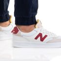 נעלי סניקרס ניו באלאנס לגברים New Balance CT300 - לבן/אדום