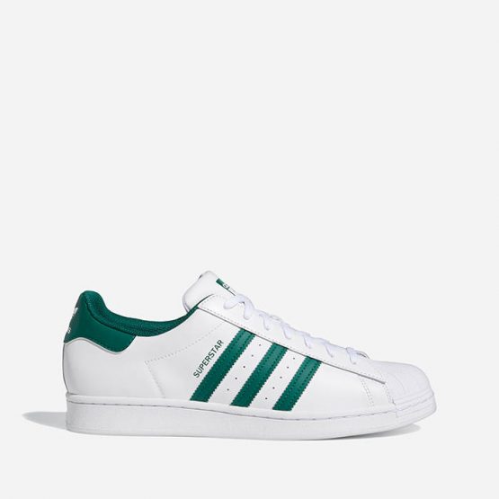 נעלי סניקרס אדידס לגברים Adidas Originals Superstar - לבן/ירוק