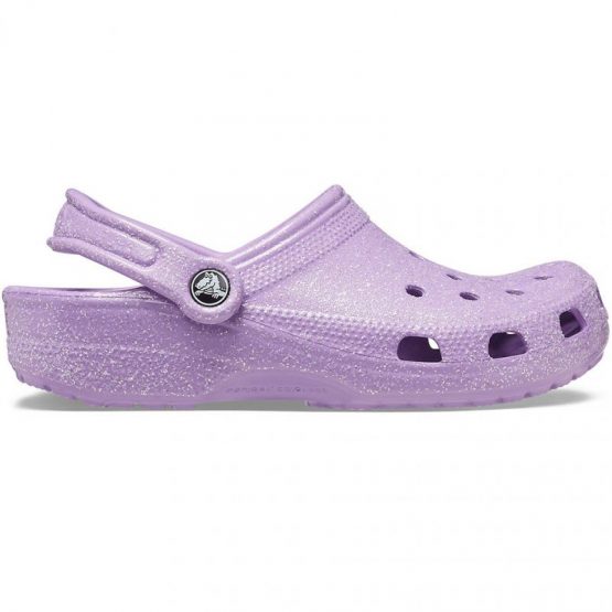 כפכפי Crocs לנשים Crocs Classic Glitter Clog - סגול בהיר