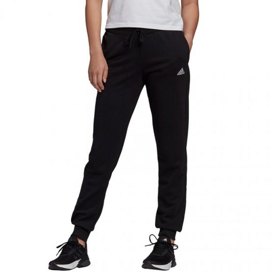 מכנסיים ארוכים אדידס לנשים Adidas ESSENTIALS FRENCH TERRY LOGO - שחור