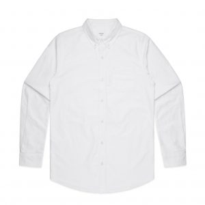 חולצה מכופתרת אס קולור לגברים As Colour oxford shirt - לבן