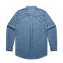 חולצה מכופתרת אס קולור לגברים As Colour blue denim shirt - כחול ג'ינס