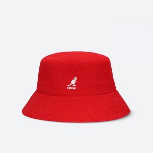 כובע קנגול לגברים Kangol BERMUDA BUCKET - אדום