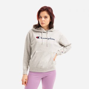 סווטשירט צ'מפיון לנשים Champion Hooded Sweatshirt - בז'
